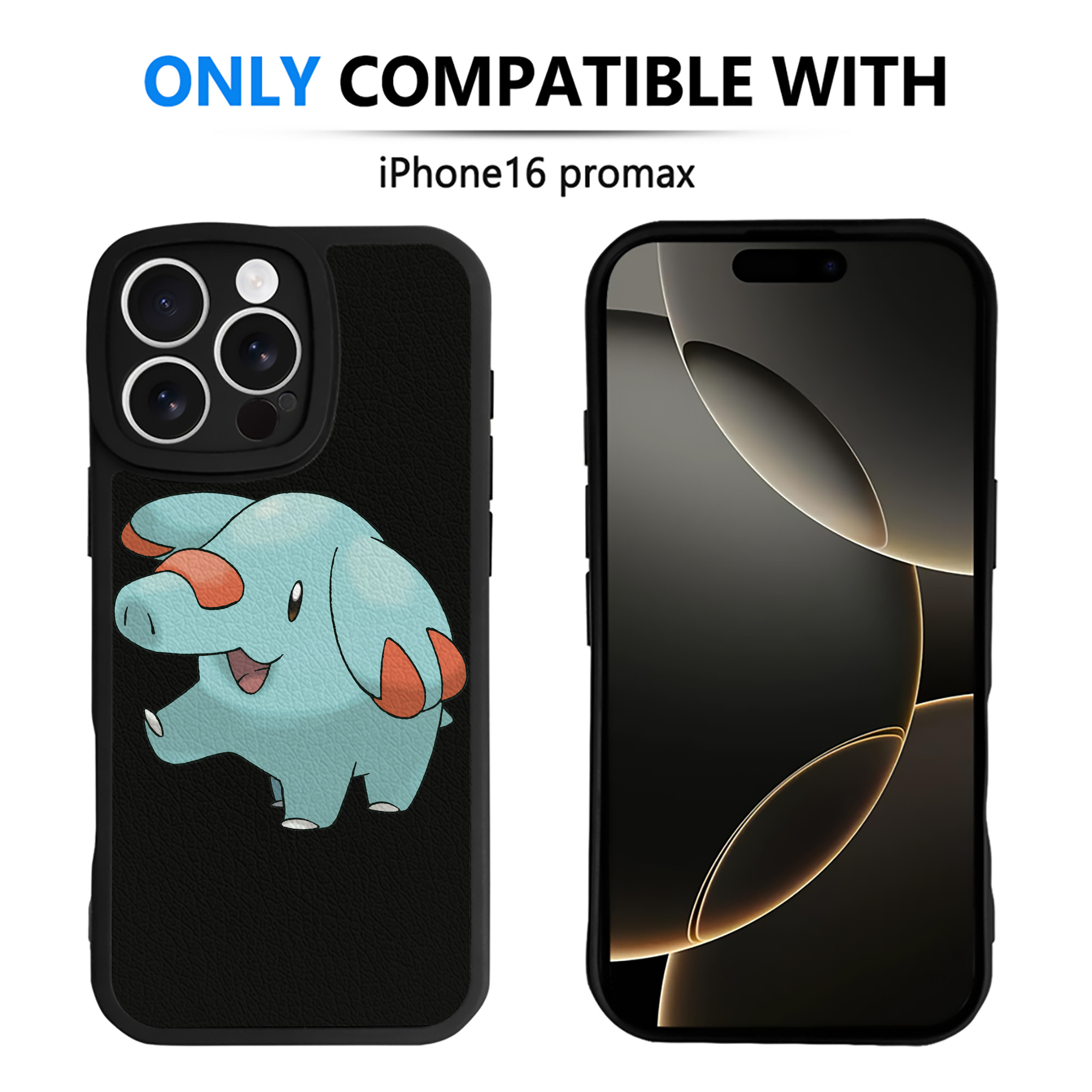 （画像用） ポケットモンスター Pokémon 【iPhone 16シリーズ対応】シリコンスマホケース（レザー調） 材質：シリコン